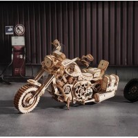 Moto custom (kit in legno tagliato al laser)                                                                                   .