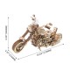 Moto custom (kit in legno tagliato al laser)