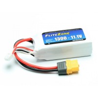 FliteZone - BATTERIA LiPo 3S 11.1V 1300MAH 30C XT60                                                                            .