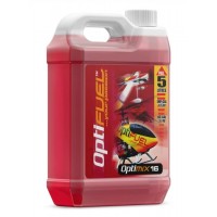 OPTIFUEL - Optimix Fuel 16% Nitro, 18% Klotz oil, 66% Methanol (5L) - ADATTA PER TUTTI I MOTORI 4T GLOW SAITO ED ELICOTTERI