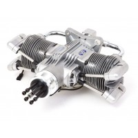 SAITO FG-120TS TWIN Gasoline Engine (4Tempi Benzina) CON CENTRALINA E SCARICHI FLESSIBILI