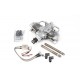 SAITO FG-120TS TWIN Gasoline Engine (4Tempi Benzina) CON CENTRALINA E SCARICHI FLESSIBILI