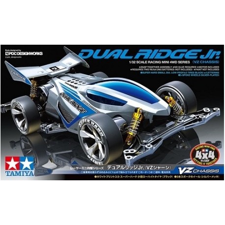 TAMIYA - MINI 4WD DUAL RIDGE JR TELAIO VZ