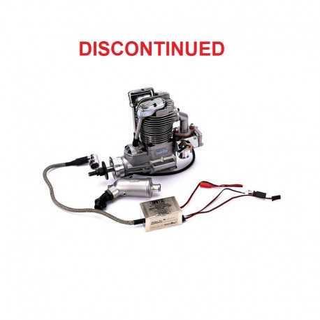 SAITO FG-40 Gasoline Engine (4Tempi Benzina) CON CENTRALINA, CASTELLO MOTORE IN ALLUMINIO E SILENZIATORE