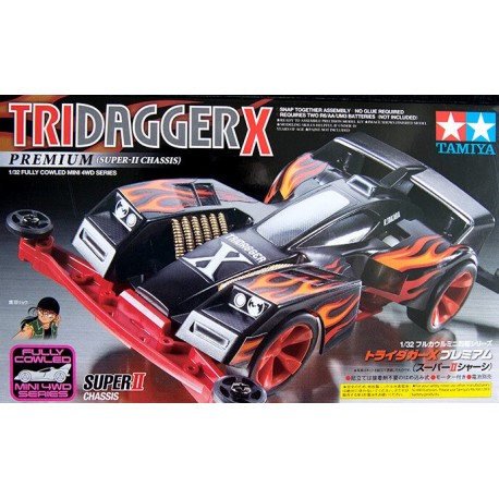 TAMIYA - MINI 4WD Tridagger X Premium Telaio Super II