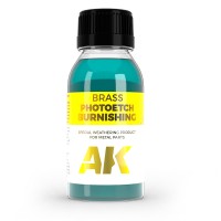 AK INTERACTIVE - LIQUIDO PER BRUNITURA OTTONE - Brass Burnishing Fluid