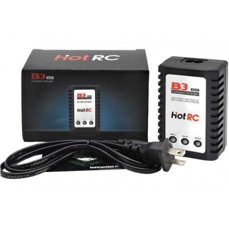HotRC - B3 10W COMPACT CHARGER 2/3S LIPO - Balance Charger - EU PLUG