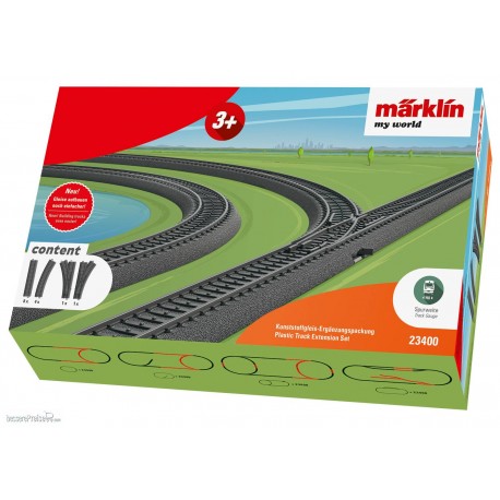 Model train Marklin my world - Plastic Track Ext.Set