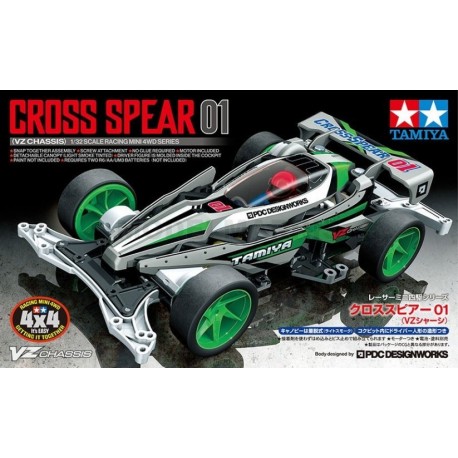 TAMIYA - MINI 4WD Cross Spear 01 Telaio VZ
