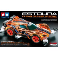 TAMIYA - MINI 4WD PRO Estoura Clear Orange Special Telaio MA