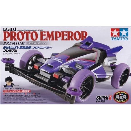 TAMIYA - MINI 4WD Jr Dash-X1 Proto Emperor Telaio Premium Super II