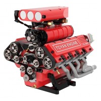 TOYAN ENGINE - FS-V800GCS 8-Cyl Methanol Engine 4-Stroke Kit