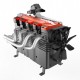 TOYAN ENGINE - FS-L400BGC 4-Cyl Gas Engine 4-Stroke Kit
