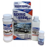 DELUXE - SCENIC SNOW KIT - SET COMPONENTI PER RIPRODURRE LA NEVE #BD29                                                         .
