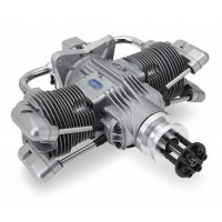 SAITO FG-120TS TWIN Gasoline Engine (4Tempi Benzina) CON CENTRALINA E SCARICHI FLESSIBILI