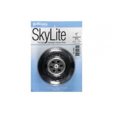 Sullivan - Ruota SkyLite con cerchio in alluminio e boccola in Nylon D: 102mm - Spessore: 35mm - Peso: 95g (D: 4" Wide 1-3/8" - 