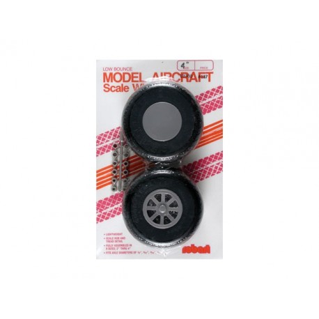 Robart - 4.00" SCALE X-TREAD WHEEL - COPPIA RUOTE 102mm - BATTISTRADA RIGATO A "X"