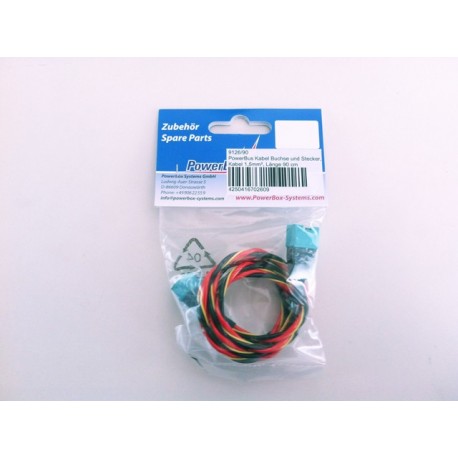 PowerBox-Systems - PowerBus connecting lead, 1.5mm² - L: 90cm - CAVO DI COLLEGAMENTO PowerBus connecting lead, 1.5mm² - L: 90cm