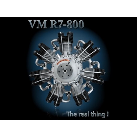 Valach/FIALA Motor - VM R7-800 RADIAL ENGINE 800ccm