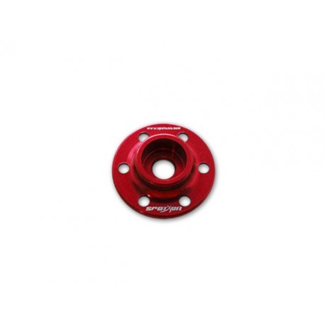 Washers - Wide M3, #4-40 (10Pcs.) - RONDELLE COPRIBULLONE PIATTE IN ERGAL ANODIZZATE ROSSO - FORO M3, #4-40 (10Pz)