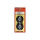 DUBRO - 2-3/4" Dia Tread Light Wheels - COPPIA RUOTE LEGGERE CON BATTISTRADA RIGATO  - Diametro: 70mm - Spessore: 24mm - Foro As