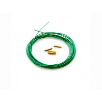 SECRAFT - Pull-Pull Wire dia: 0.8mm (green nylon coated) - Cavo in acciaio ricoperto in nylon verde per tiranteria - d: 0.8 mm -