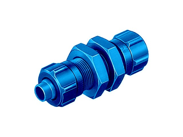 Raccordo Dritto 1/4" Impianto Estinzione Per Tubo Alluminio 6 X 8 - Foto 2