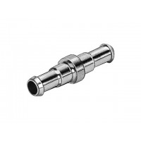 FESTO - Raccordo dritto in ottone con nipplo spinato 3/4mm (RTU-PK-3/4) per innesto tubo FESTO 4/6mm o tubo FESTO da 4mm con TYG