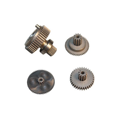 SERIE INGRANAGGI METALLO CON CUSCINETTI PER DS6301-DS6311HV-DS6321HV-DS8921HV-MPH81T-MP82TWV-MPH83TWV