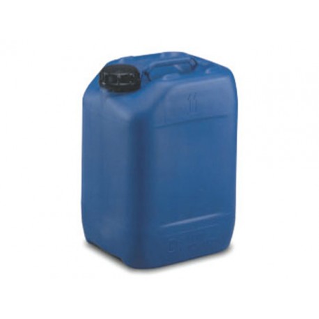 CANISTER - TANICA colore BLU (10L) omologata UN  per il trasporto terrestre, aereo e marittimo di prodotti liquidi pericolosi, s
