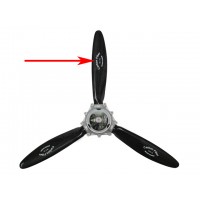 PALA DI RICAMBIO 16" PER COD. 05982 Scale Modeling Carbon Fiber 3 Blade Propellers 16x10 -- Apply to 30-40cc. engines - ELICA PA