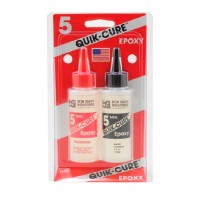 QUIK-CURE 5 MIN. EPOXY (113.6g) Made in USA