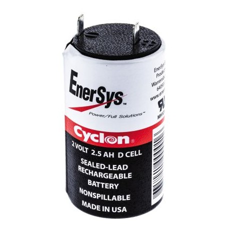 CYCLON - Batteria al piombo ricaricabile 2V, 2.5Ah - Made in USA