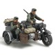 TAMIYA - GERMAN MOTORCYCLE/ SIDECAR + 2 SOLDATI 1:48