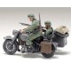 TAMIYA - GERMAN MOTORCYCLE/ SIDECAR + 2 SOLDATI 1:48