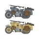 TAMIYA - GERMAN MOTORCYCLE/ SIDECAR + 2 SOLDATI 1:48