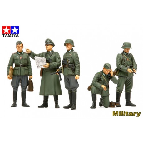 TAMIYA - GERMAN SET 5 COMANDANTI 1:35