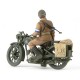 TAMIYA - GB POLIZIA CON MOTO BSA M20 1:35