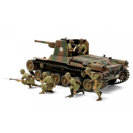 TAMIYA - JP CARRO TYPE 1 CON 6 FIGURE 1:35