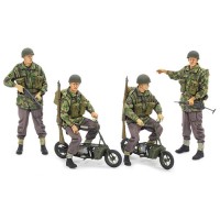 TAMIYA - GB PARACADUTISTI + MINIMOTO (4pz) 1:35